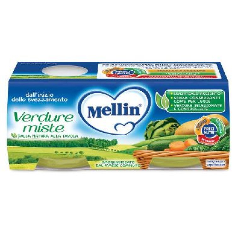 OMO MELLIN Verdure Miste 2x80g OMO MELLIN Verdure Miste 2x80g