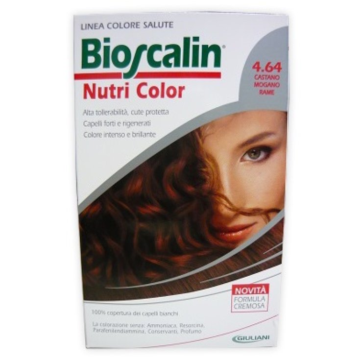 BIOSCALIN NUTRI COLOR 4,64 CASTANO MOGANO RAME 124 ML