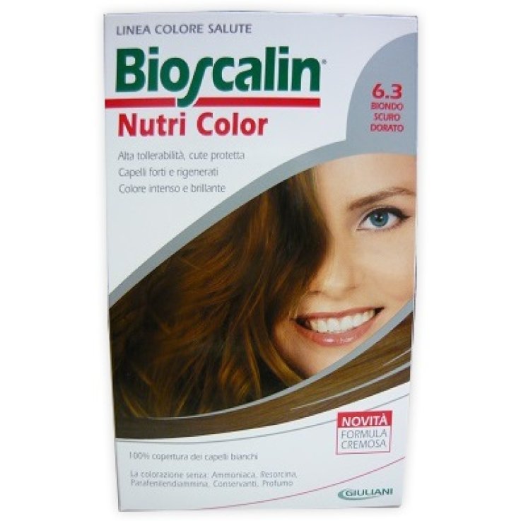 BIOSCALIN NUTRI COLOR 6,3 BIONDO SCURO DORATO SINCROB 124 ML