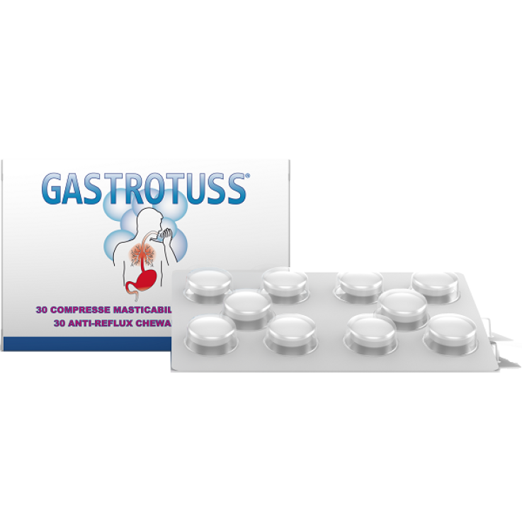 GASTROTUSS ANTIREFLUSSO 30 COMPRESSE MASTICABILI GASTROTUSS ANTIREFLUSSO 30 COMPRESSE MASTICABILI