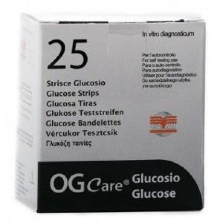 STRISCE MISURAZIONE GLICEMIA OGCARE 25 PEZZI STRISCE MISURAZIONE GLICEMIA OGCARE 25 PEZZI