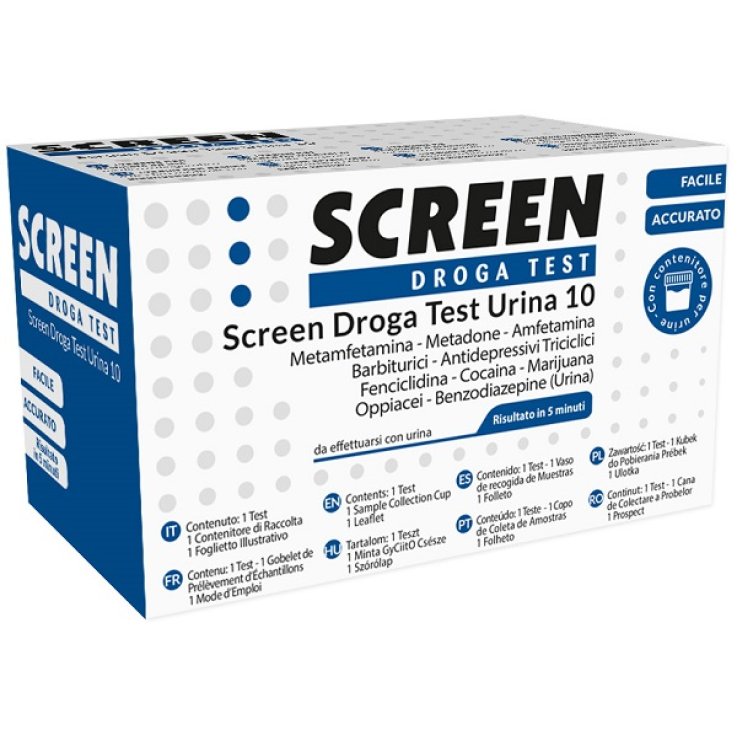 SCREEN Droga Test Urina 10 SCREEN Droga Test Urina 10