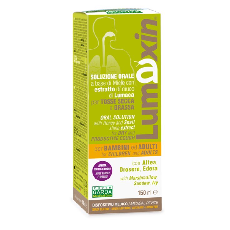 LUMAXIN DISPOSITIVO MEDICO SCIROPPO ADULTI/BAMBINI 150 ML LUMAXIN DISPOSITIVO MEDICO SCIROPPO ADULTI/BAMBINI 150 ML