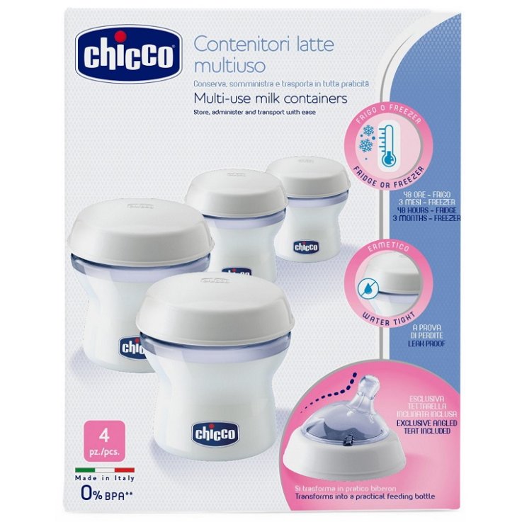 CHICCO CONTENITORE LATTE STEP UP NEW CHICCO CONTENITORE LATTE STEP UP NEW
