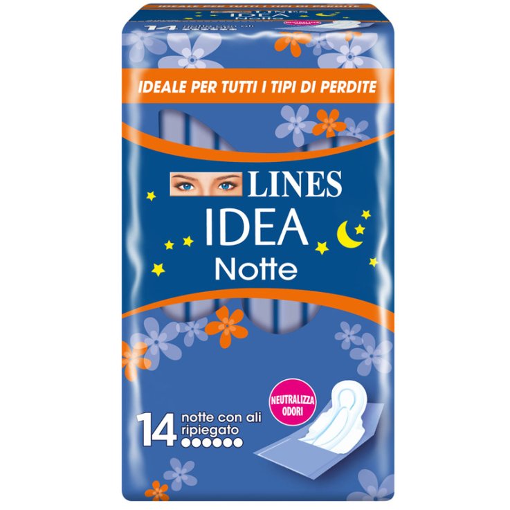 LINES IDEA Notte C/Ali 14pz LINES IDEA Notte C/Ali 14pz