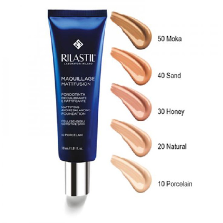 RILASTIL MAQUILLAGE FONDOTINTA RIEQUILIBRANTE MATTIFIANT 2030 ML RILASTIL MAQUILLAGE FONDOTINTA RIEQUILIBRANTE MATTIFIANT 2030 ML