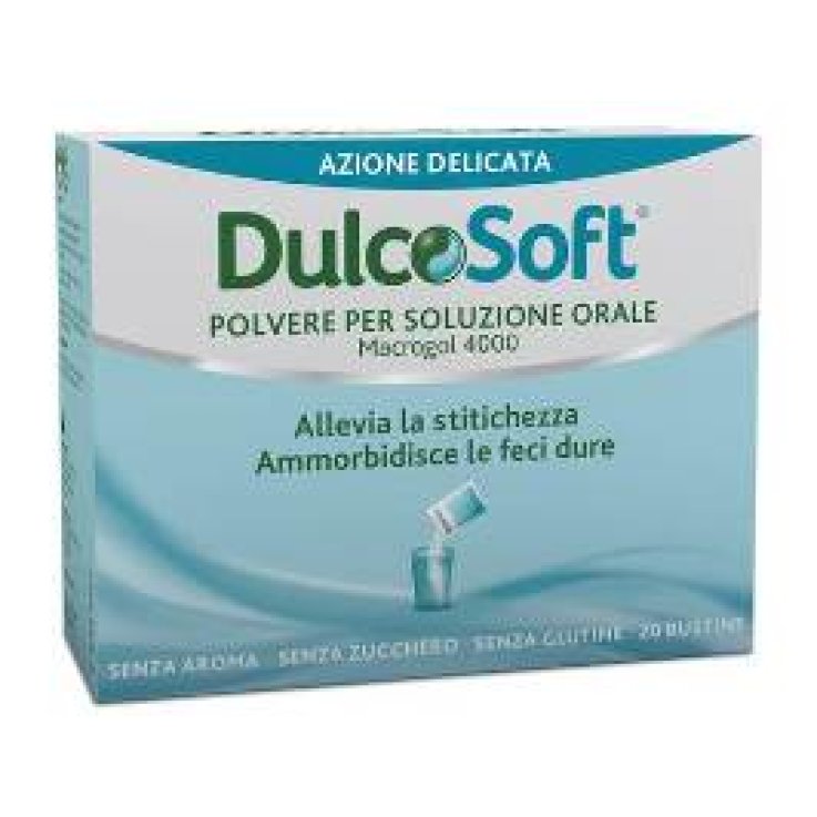 DULCOSOFT POLVERE PER SOLUZIONE ORALE 20 BUSTINE DULCOSOFT POLVERE PER SOLUZIONE ORALE 20 BUSTINE
