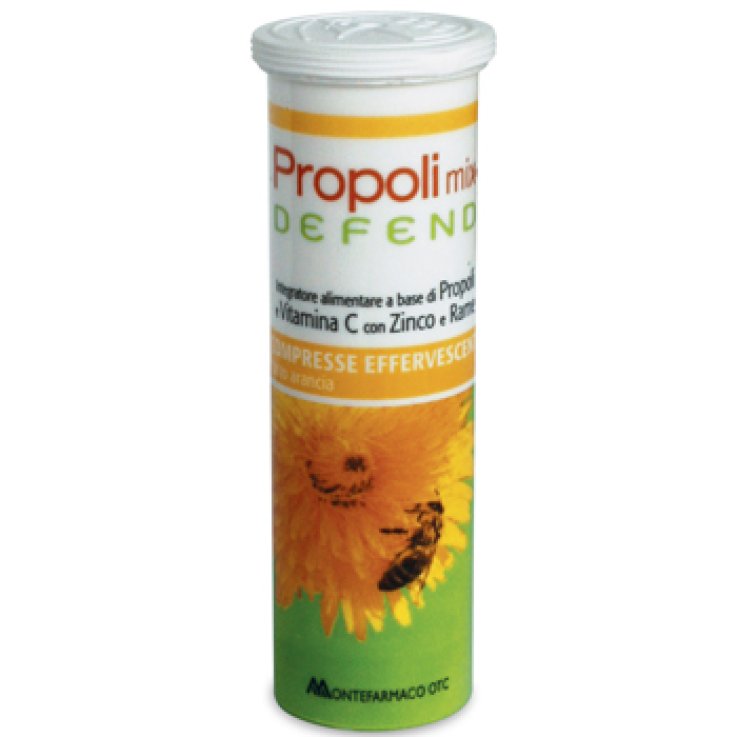 PROPOLI MIX DEFEND 10 COMPRESSE EFFERVESCENTI GUSTO ARANCIA PROPOLI MIX DEFEND 10 COMPRESSE EFFERVESCENTI GUSTO ARANCIA