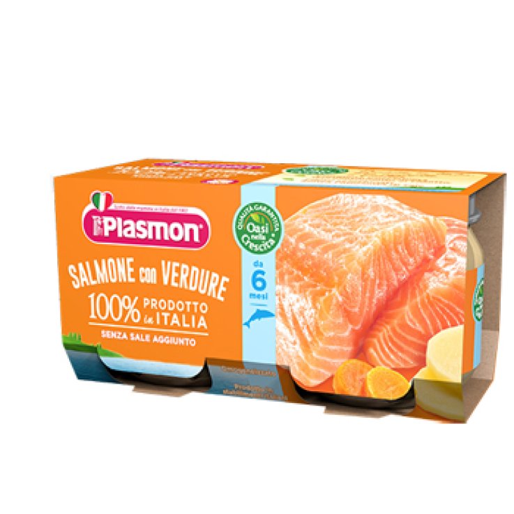 PLASMON OMOGENIZZATO SALMONE 4 X 80 G PLASMON OMOGENIZZATO SALMONE 4 X 80 G