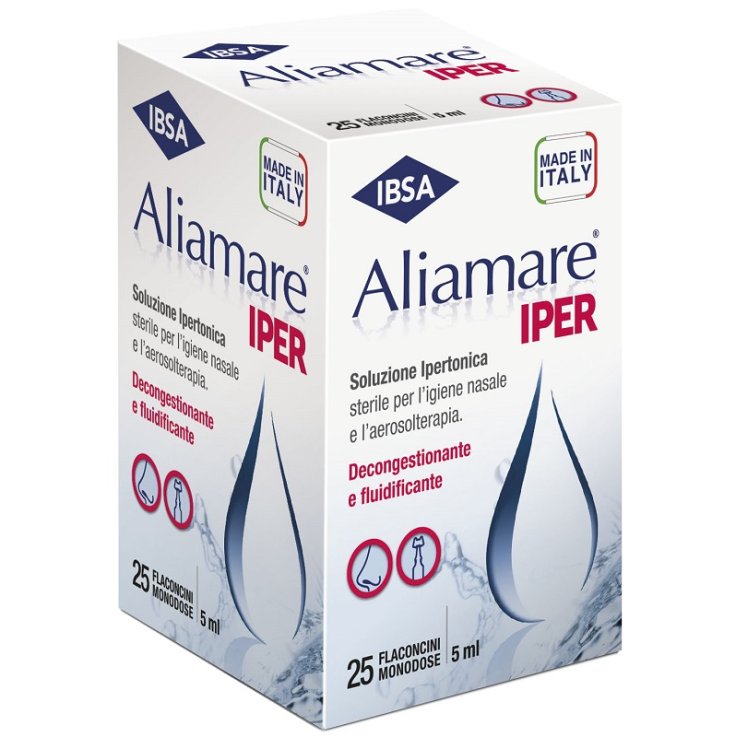 ALIAMARE IPER 25 FLACONCINI IPERTONICI DA 5 ML ALIAMARE IPER 25 FLACONCINI IPERTONICI DA 5 ML
