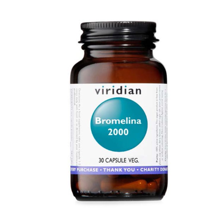 VIRIDIAN Bromelina 2000 30Cps VIRIDIAN Bromelina 2000 30Cps
