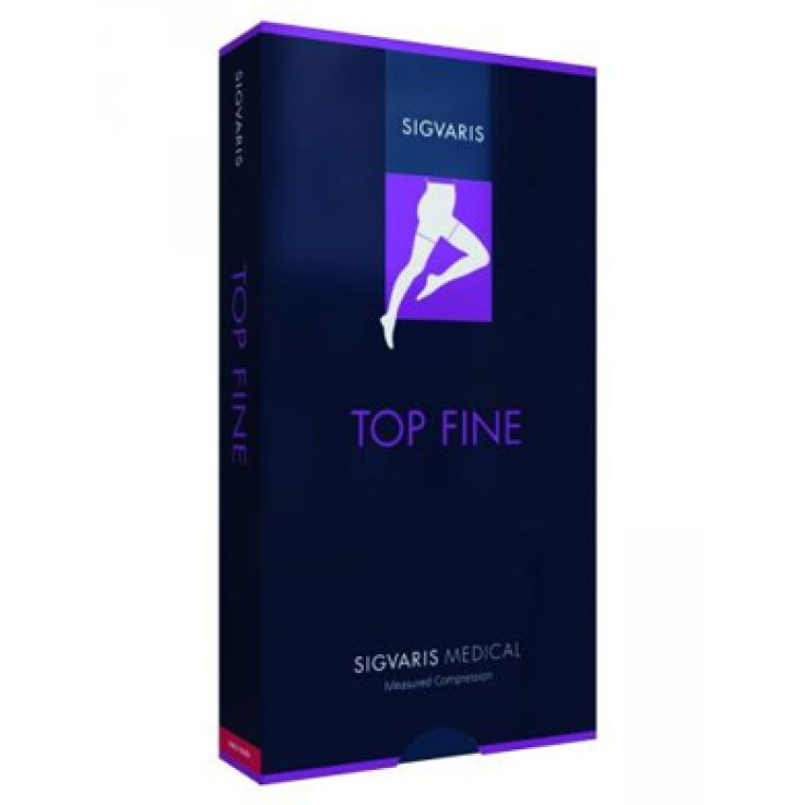 SIGVARIS 701 CCL1 TFQ COLLANT TOP FINE CORTO PUNTA CHIUSA CRISPA M PLUS