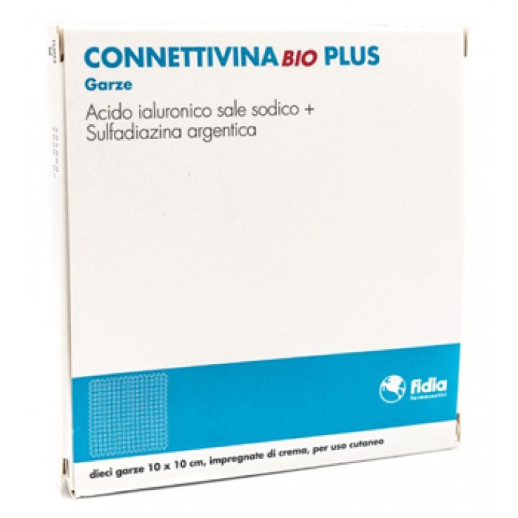 CONNETTIVINABIO PLUS GARZA 10 X 10 CM 10 PEZZI CONNETTIVINABIO PLUS GARZA 10 X 10 CM 10 PEZZI