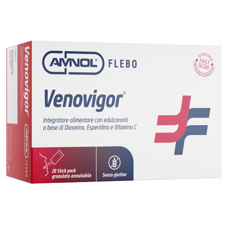 VENOVIGOR 20 STICK PACK GRANULATO OROSOLUBILE CON EDULCORANTE VENOVIGOR 20 STICK PACK GRANULATO OROSOLUBILE CON EDULCORANTE
