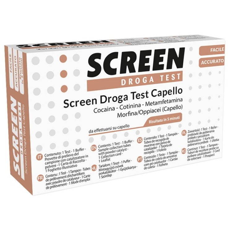 SCREEN Droga Test Capello SCREEN Droga Test Capello