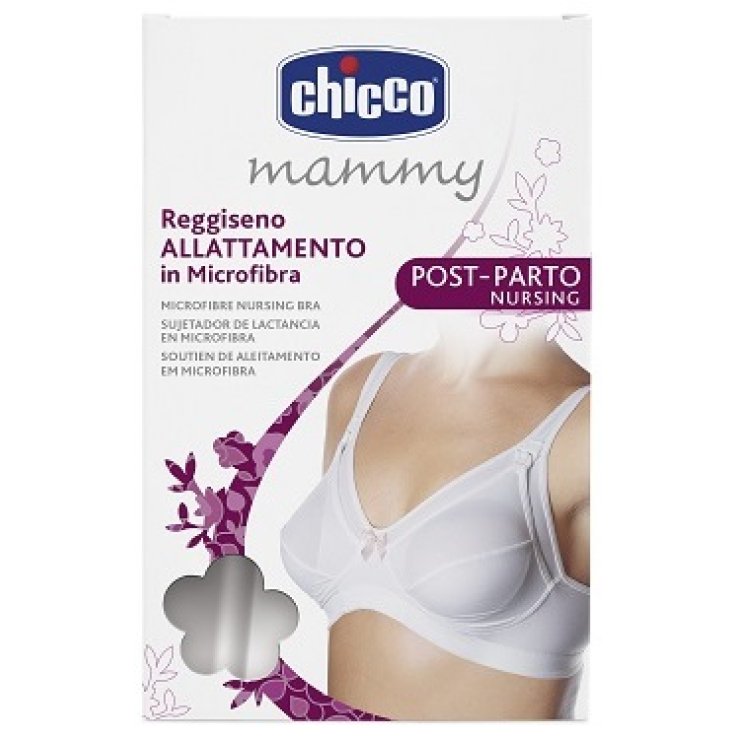 CHICCO MAMMY REGGISENO MICROFIBRA ALLATTAMENTO BIANCO 5C