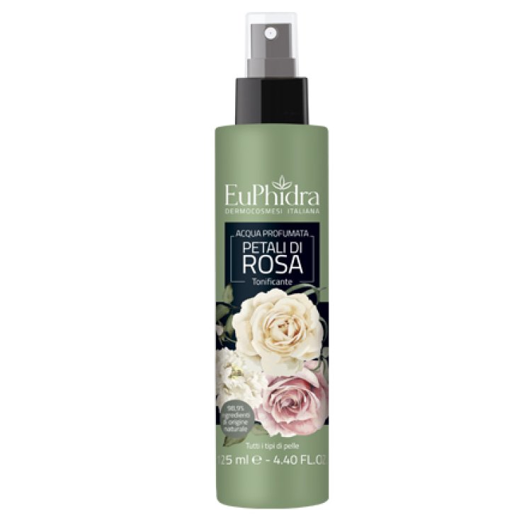 EUPHIDRA ACQUA PROFUMATA ROSA IN FLACONE CON ETICHETTA POMPASPRAY EUPHIDRA ACQUA PROFUMATA ROSA IN FLACONE CON ETICHETTA POMPASPRAY