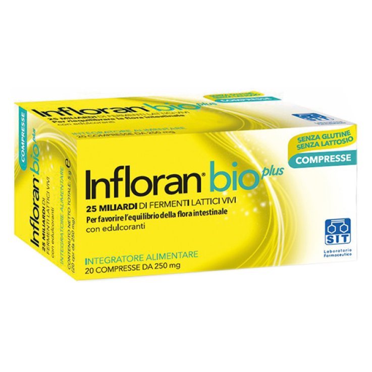 INFLORAN BIO PLUS 20 COMPRESSE CON EDULCORANTI INFLORAN BIO PLUS 20 COMPRESSE CON EDULCORANTI