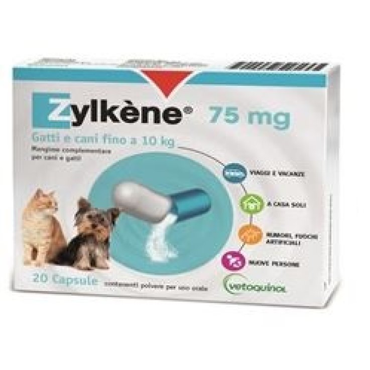 ZYLKENE Cani/Gatti 75mg 20Cps ZYLKENE Cani/Gatti 75mg 20Cps