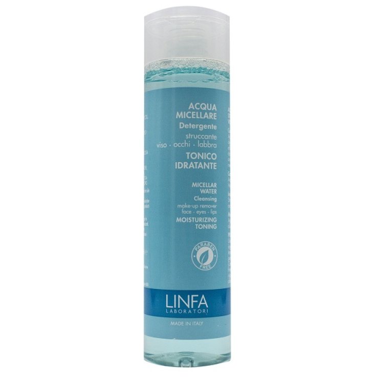 LINFA ACQUA MICELLARE DETERGENTE STRUCCANTE VISO OCCHI LABBRA 300 ML