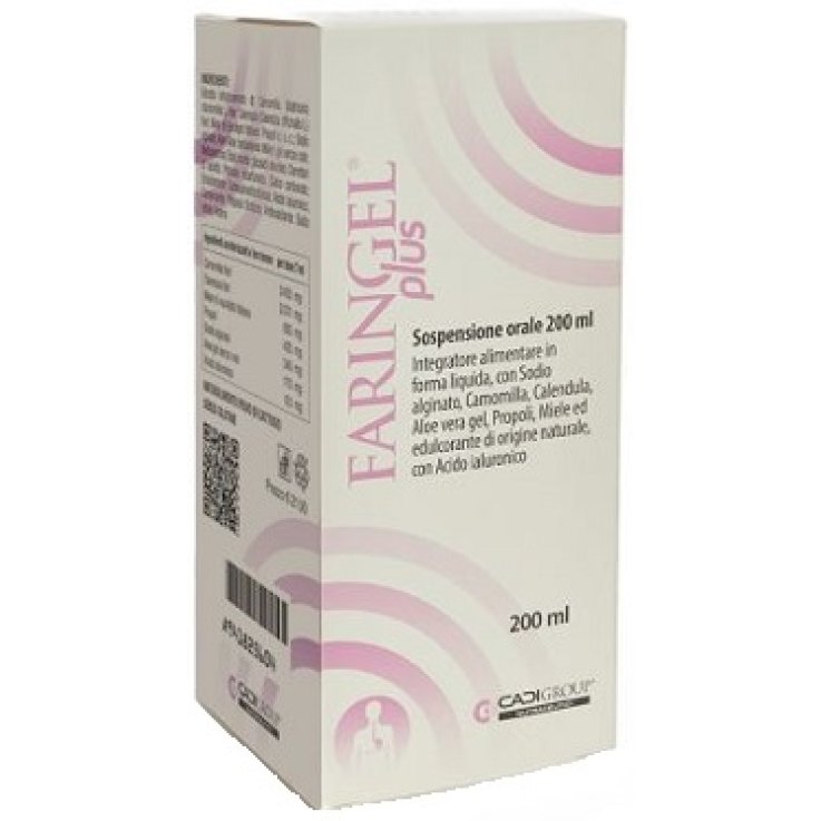 FARINGEL PLUS 200 ML CON ACIDO IALURONICO FARINGEL PLUS 200 ML CON ACIDO IALURONICO