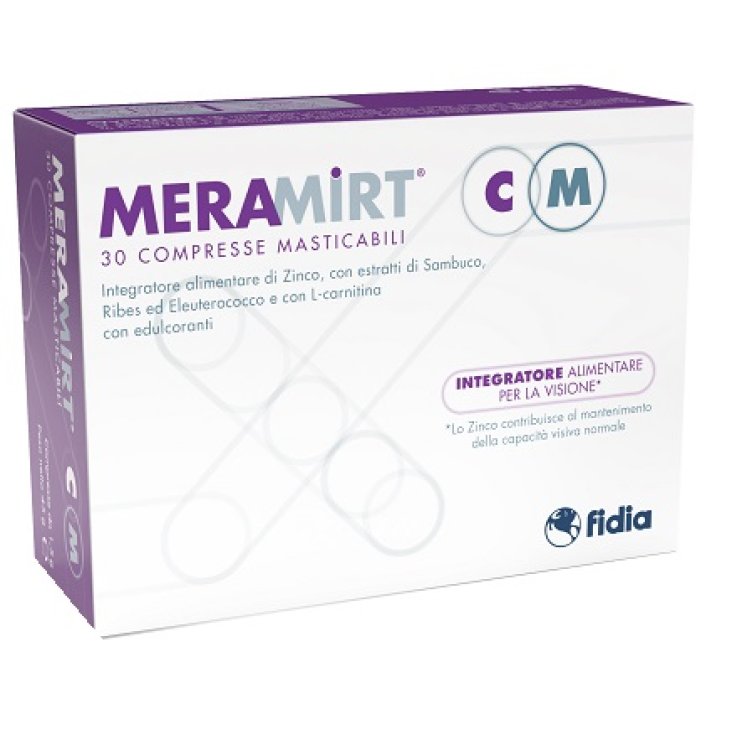 MERAMIRT CM 30Cpr Masticabili MERAMIRT CM 30Cpr Masticabili