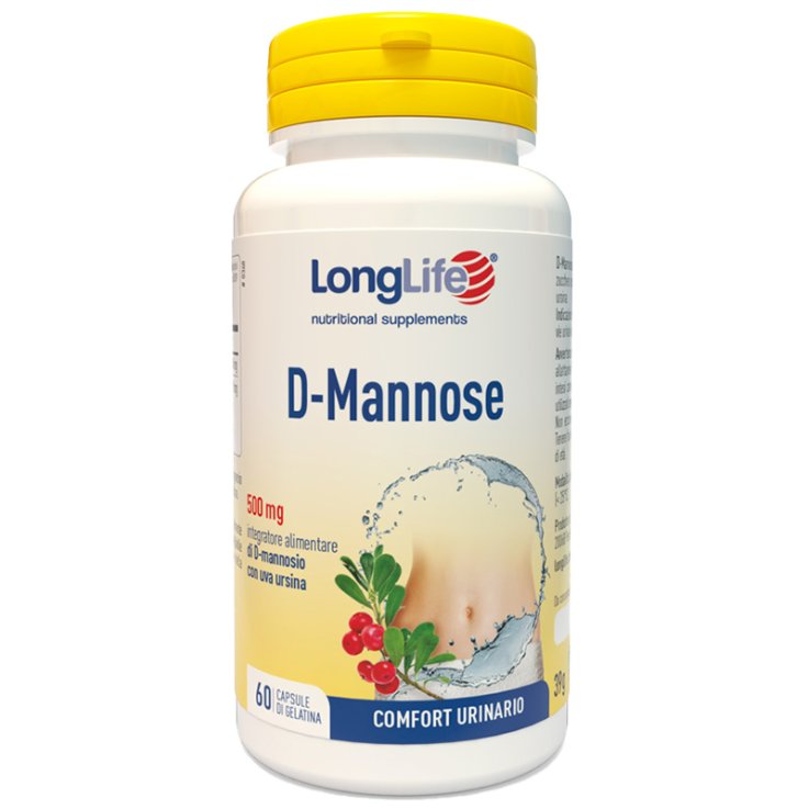 LONGLIFE D-MANNOSE 60 Cps LONGLIFE D-MANNOSE 60 Cps