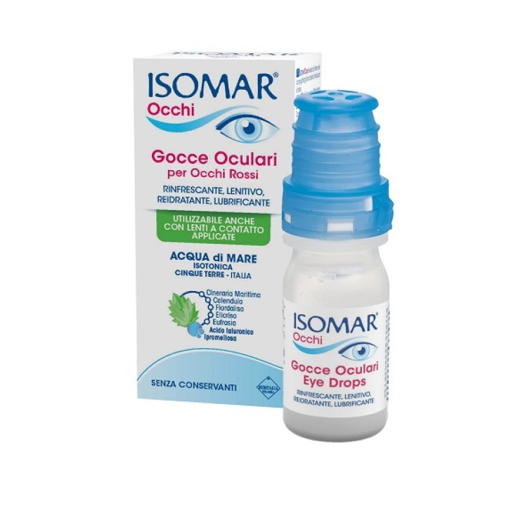 ISOMAR OCCHI GOCCE OCULARI ALL'ACIDO IALURONICO 0,20% 10 MLSENZA CONSERVANTI ISOMAR OCCHI GOCCE OCULARI ALL'ACIDO IALURONICO 0,20% 10 MLSENZA CONSERVANTI