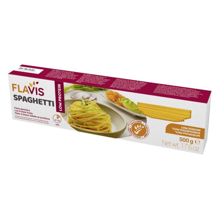 FLAVIS SPAGHETTI APROTEICI 500 G FLAVIS SPAGHETTI APROTEICI 500 G