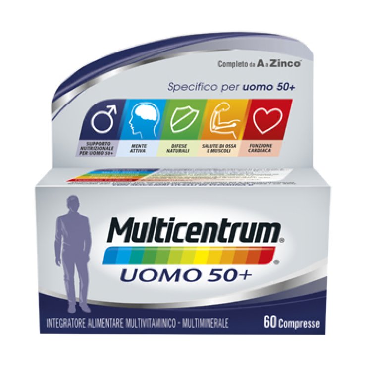 MULTICENTRUM Uomo 50+ 60 Cpr MULTICENTRUM Uomo 50+ 60 Cpr
