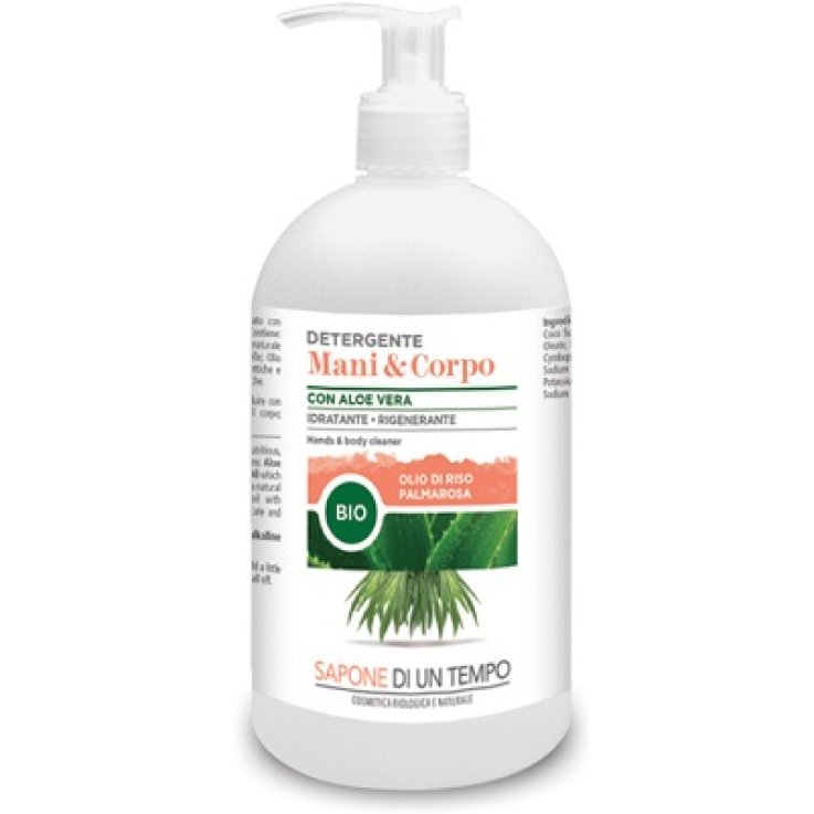 DETERGENTE MANI CORPO PALMAROSA OLIO DI RISO ALOE VERA 500 ML