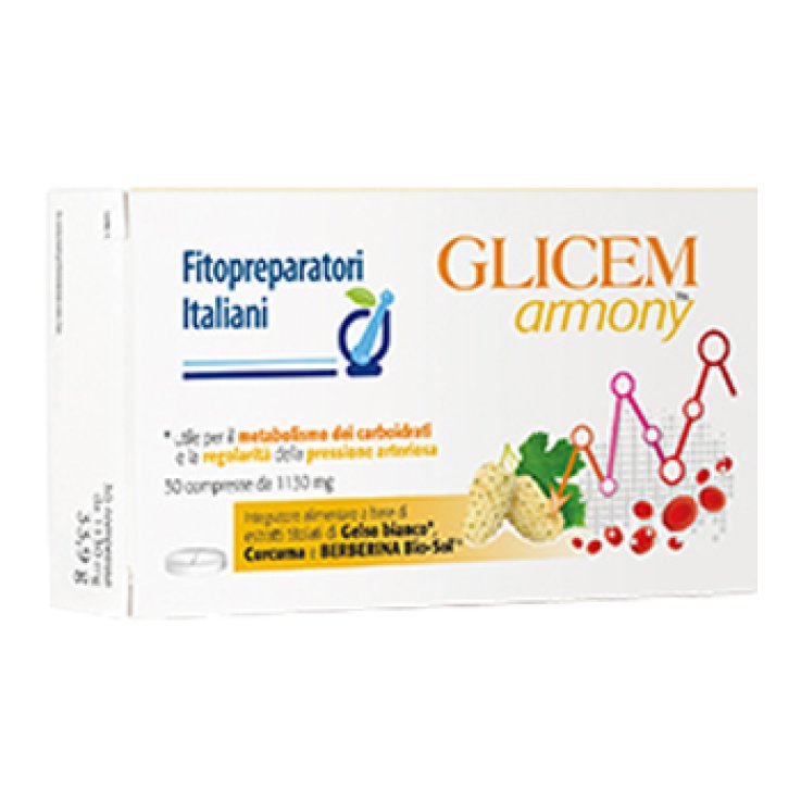 FITOPREPARATORI ITALIANI GLICEM ARMONY 30 COMPRESSE FITOPREPARATORI ITALIANI GLICEM ARMONY 30 COMPRESSE