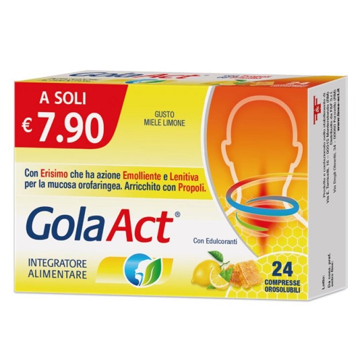 GOLA ACT Miele/Limone 24Cpr GOLA ACT Miele/Limone 24Cpr