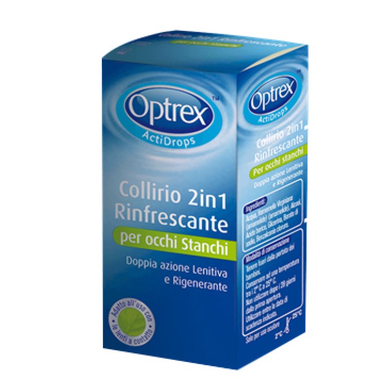GOCCE OCULARI OPTREX ACTIDROPS 2IN1 RINFRESCANTE OCCHI STANCHI 1 PEZZO GOCCE OCULARI OPTREX ACTIDROPS 2IN1 RINFRESCANTE OCCHI STANCHI 1 PEZZO