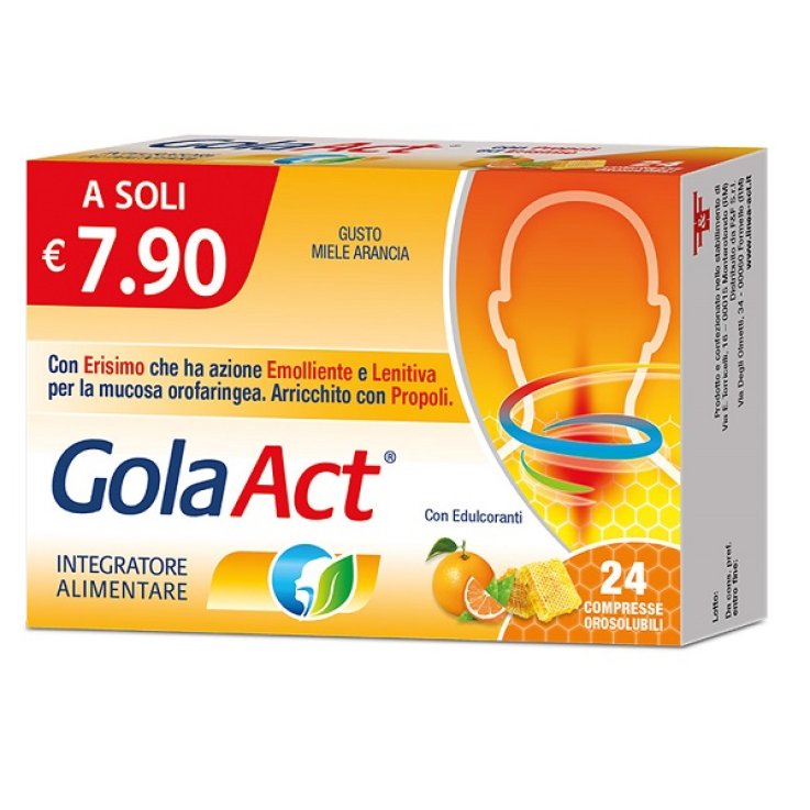 GOLA ACT Miele/Arancia 24Cpr GOLA ACT Miele/Arancia 24Cpr