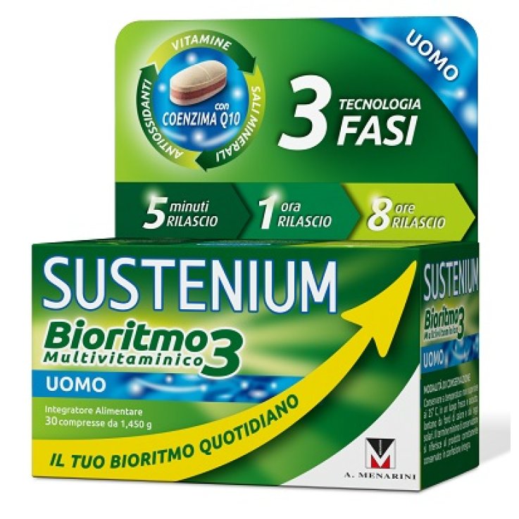 SUSTENIUM BIORITMO3 UOMO ADULTO 30 COMPRESSE SUSTENIUM BIORITMO3 UOMO ADULTO 30 COMPRESSE