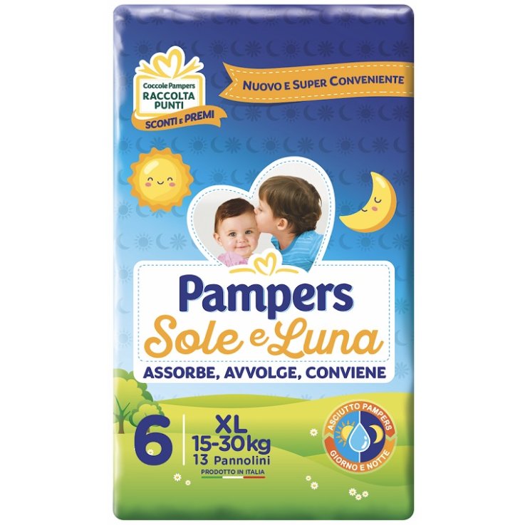 PAMPERS SOLE E LUNA XL 13 PEZZI PAMPERS SOLE E LUNA XL 13 PEZZI