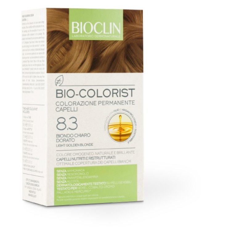 BIOCLIN BIO COLORIST 8,3 BIONDO CHIARO DORATO BIOCLIN BIO COLORIST 8,3 BIONDO CHIARO DORATO