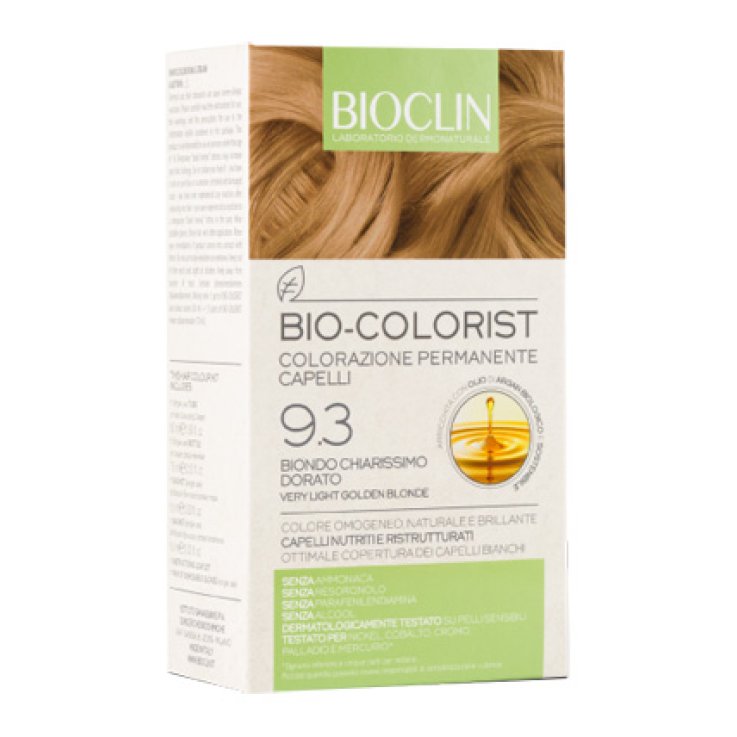 BIOCLIN BIO COLORIST 9,3 BIONDO CHIARISSIMO DORATO BIOCLIN BIO COLORIST 9,3 BIONDO CHIARISSIMO DORATO