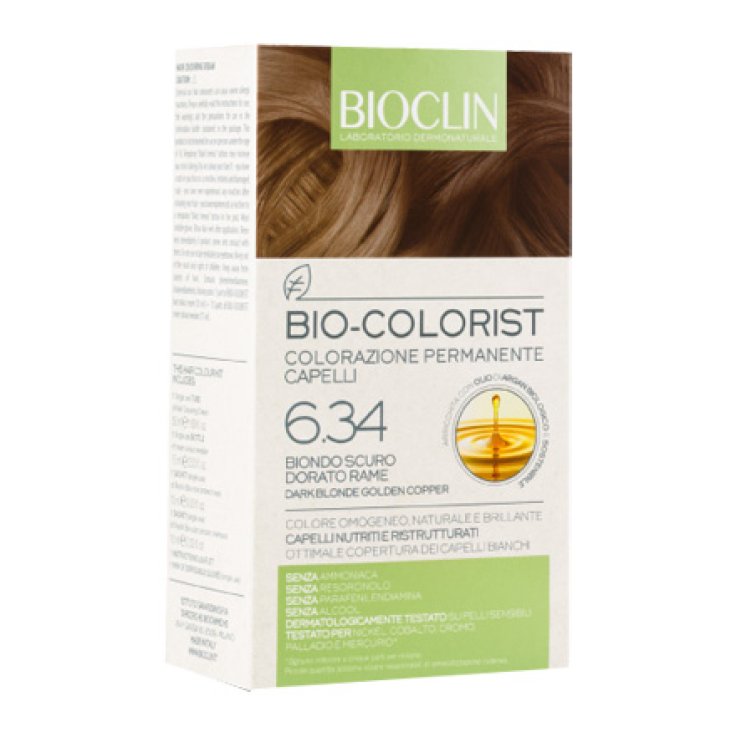 BIOCLIN BIO COLORIST 6,34 BIONDO SCURO DORATO RAME BIOCLIN BIO COLORIST 6,34 BIONDO SCURO DORATO RAME