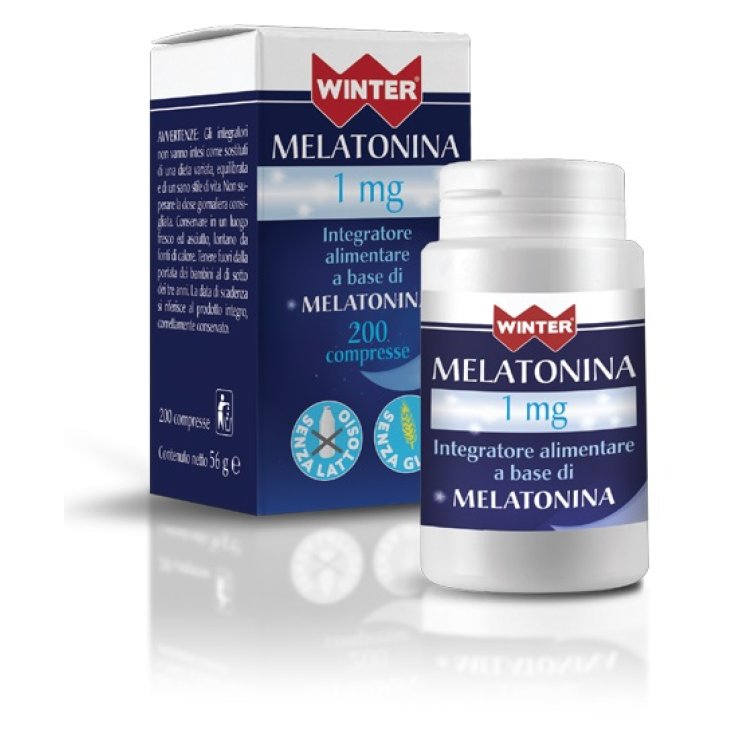 WINTER Melatonina 1mg 200 Cpr WINTER Melatonina 1mg 200 Cpr