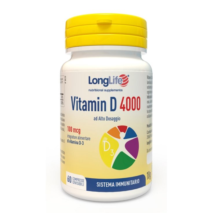 LONGLIFE VIT*D 4000UI 60 Cpr