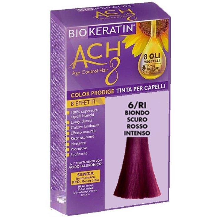BIOKERATIN ACH8 COLOR PRODIGE 6/RI BIONDO SCURO ROSSO INTENSO BIOKERATIN ACH8 COLOR PRODIGE 6/RI BIONDO SCURO ROSSO INTENSO
