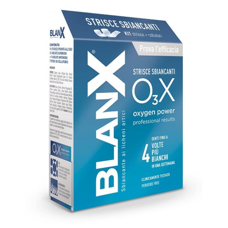BLANX O3X STRISCE SBIANCANTI 14 PEZZI BLANX O3X STRISCE SBIANCANTI 14 PEZZI