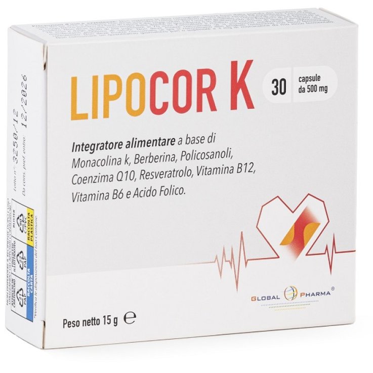 LIPOCOR K 30 Cps 500mg LIPOCOR K 30 Cps 500mg