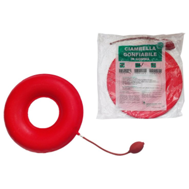 CIAMBELLA GONFIABILE PER INVALIDI IN GOMMA ROSSA TEAM DELUXECON POMPA 43CM DIAMETRO CIAMBELLA GONFIABILE PER INVALIDI IN GOMMA ROSSA TEAM DELUXECON POMPA 43CM DIAMETRO
