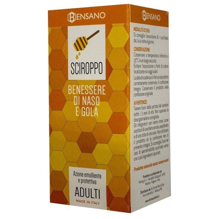 BENSANO SCIROPPO ADULTI 200 ML BENSANO SCIROPPO ADULTI 200 ML