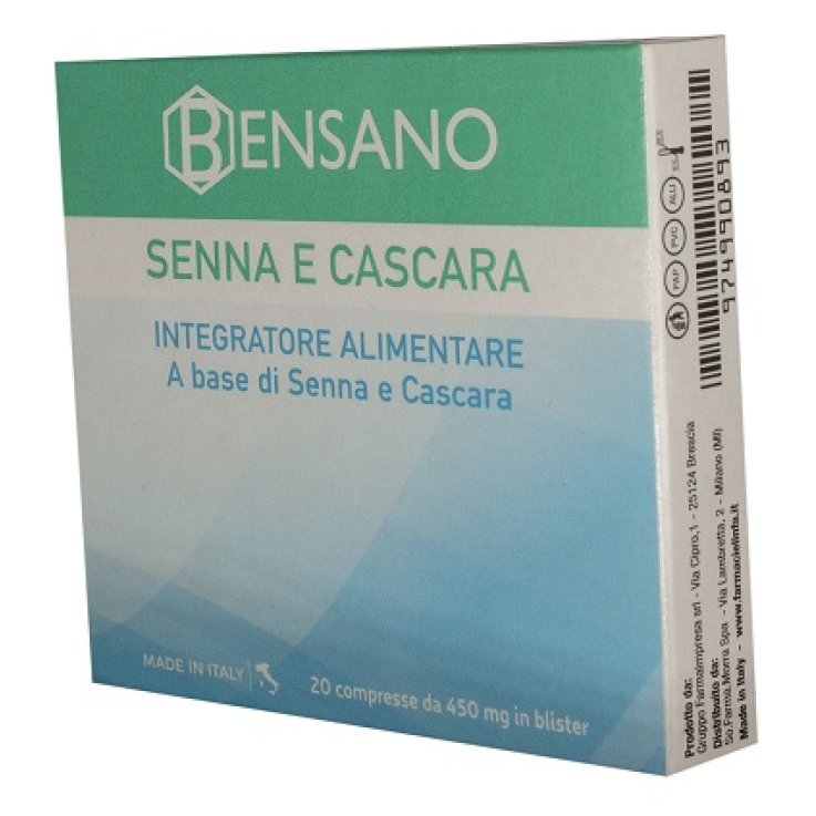 BENSANO SENNA E CASCARA 20 COMPRESSE BENSANO SENNA E CASCARA 20 COMPRESSE