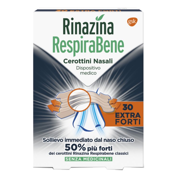 RINAZINA RESPIRABENE CEROTTINO EXTRA FORTE 30 PEZZI