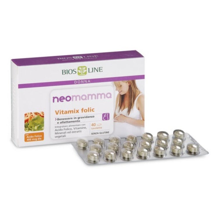 BIOSLINE NEOMAMMA VITAMIX FOLIC 40 COMPRESSE NEW BIOSLINE NEOMAMMA VITAMIX FOLIC 40 COMPRESSE NEW